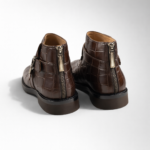 Alligator Short Ankle Boots