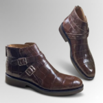 Alligator Short Ankle Boots