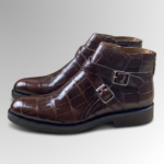 Alligator Short Ankle Boots