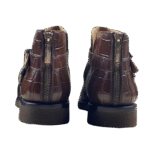 Crocodile Skin Chelsea Boots