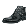 Crocodile Skin Chelsea Boots