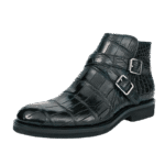Crocodile Skin Chelsea Boots