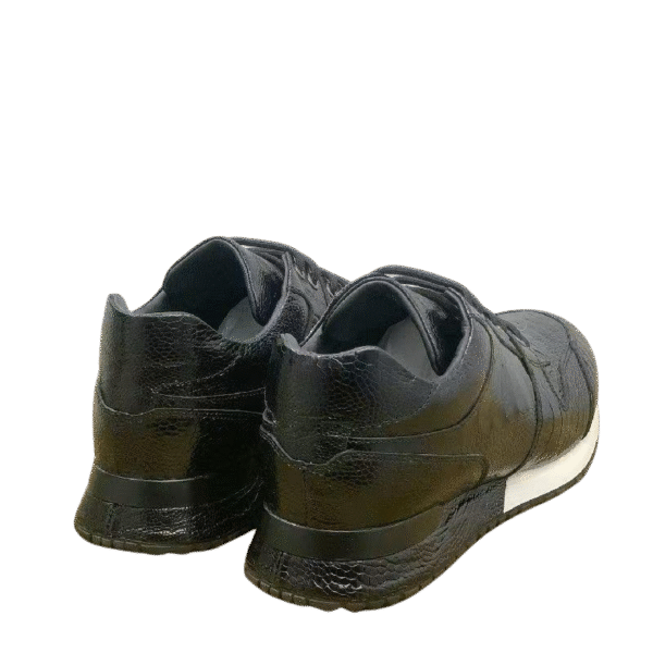 ostrich foot skin sneakers