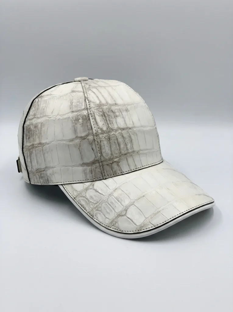Crocodile Skin Baseball Cap