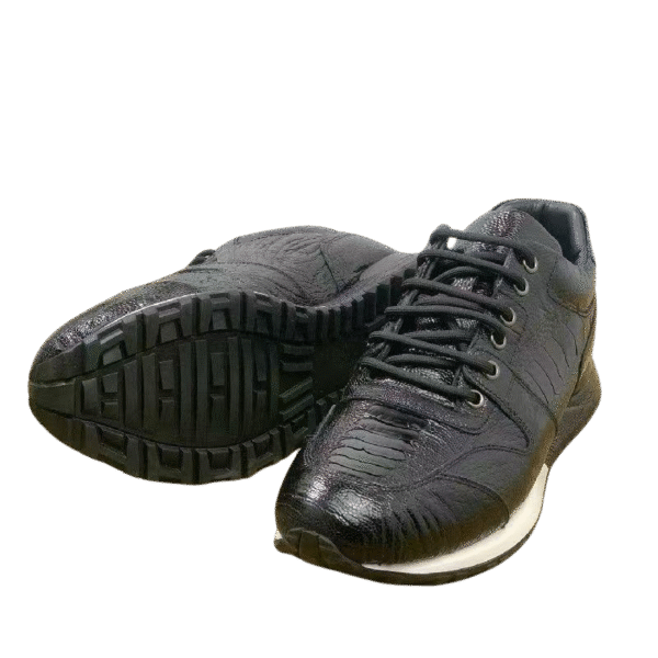 ostrich foot skin sneakers