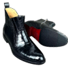 Crocodile Belly Skin Ankle Boots