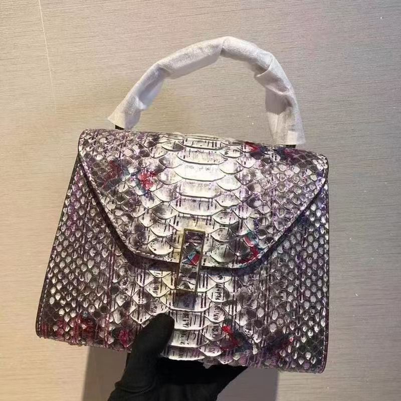 Women's snake Leather Handbag-alt8