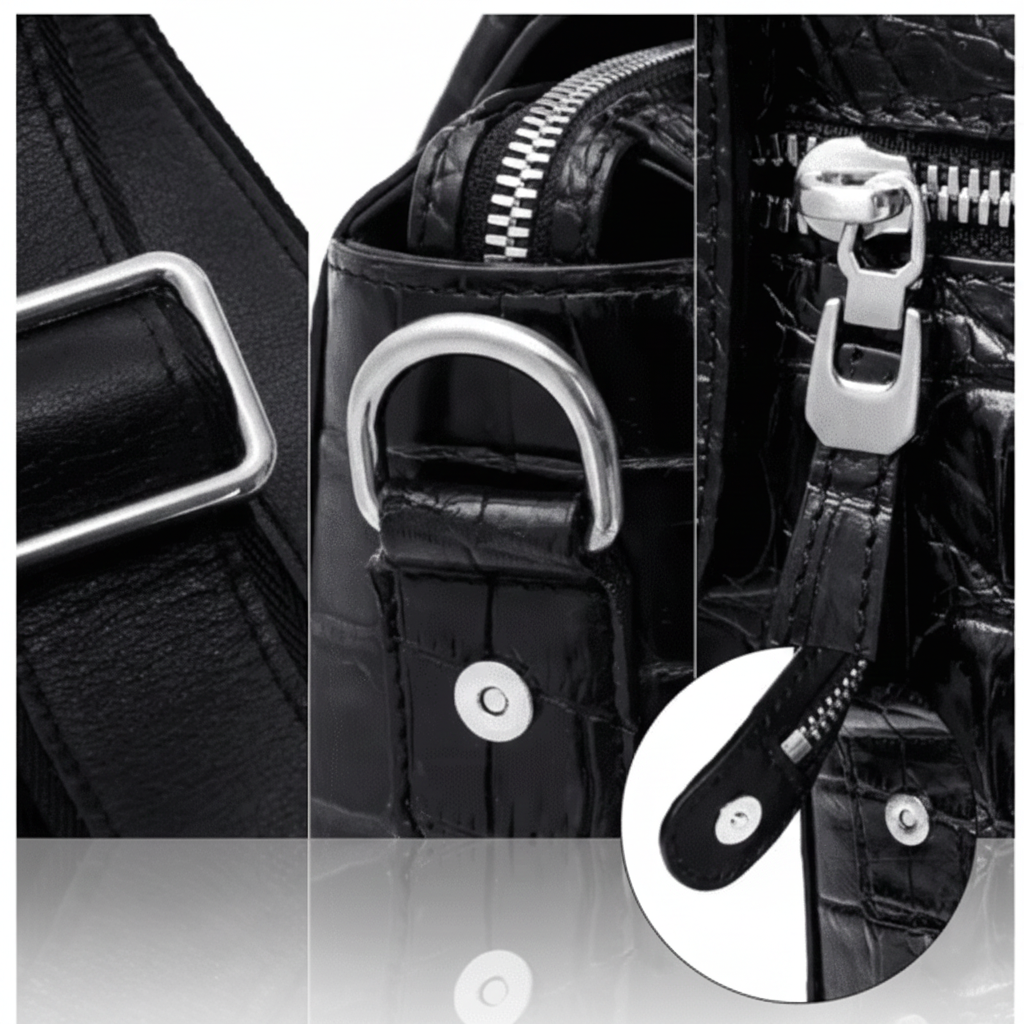 Crocodile Skin Laptop Bag-alt9