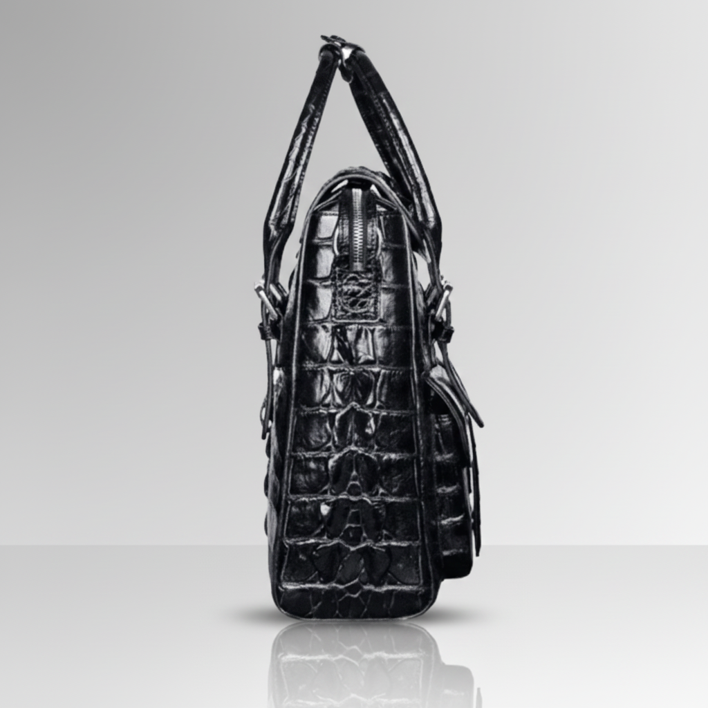 Crocodile Skin Laptop Bag-alt4