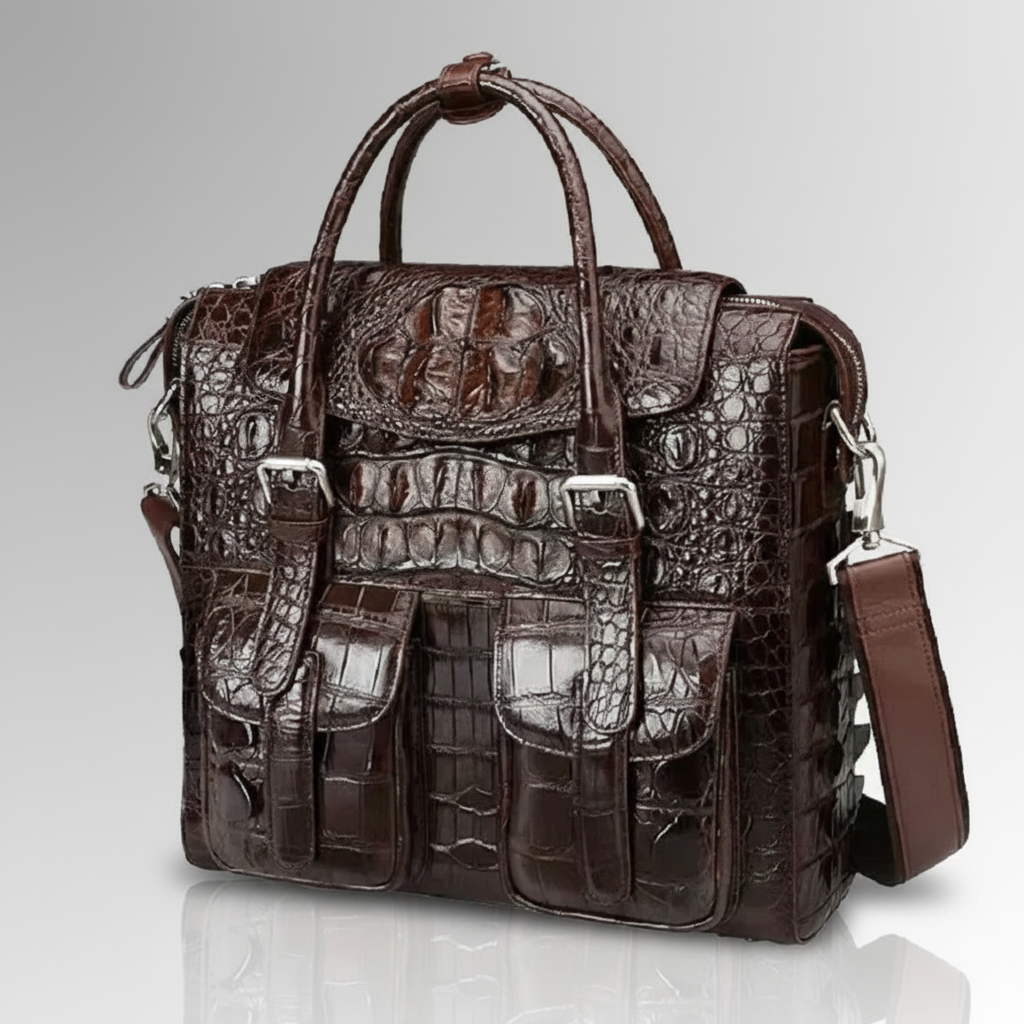 Crocodile Skin Laptop Bag-alt11