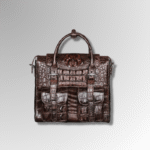 genuine crocodile skin laptop bag