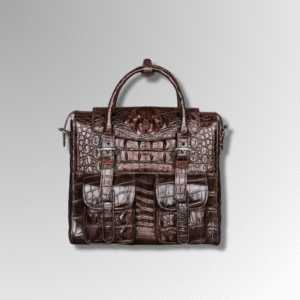 genuine crocodile skin laptop bag