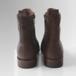 Ostrich Skin Ankle Boots-alt2