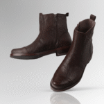 Ostrich Skin Ankle Boots-alt5