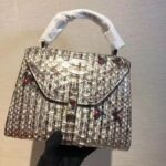 Women's snake Leather Handbag-alt7