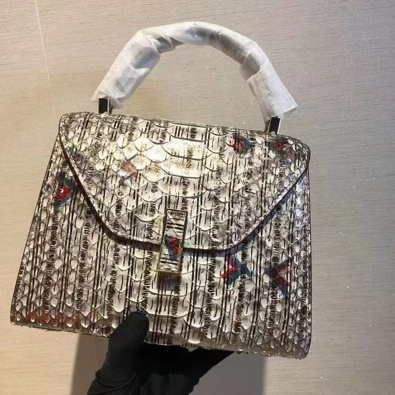 Women's snake Leather Handbag-alt7