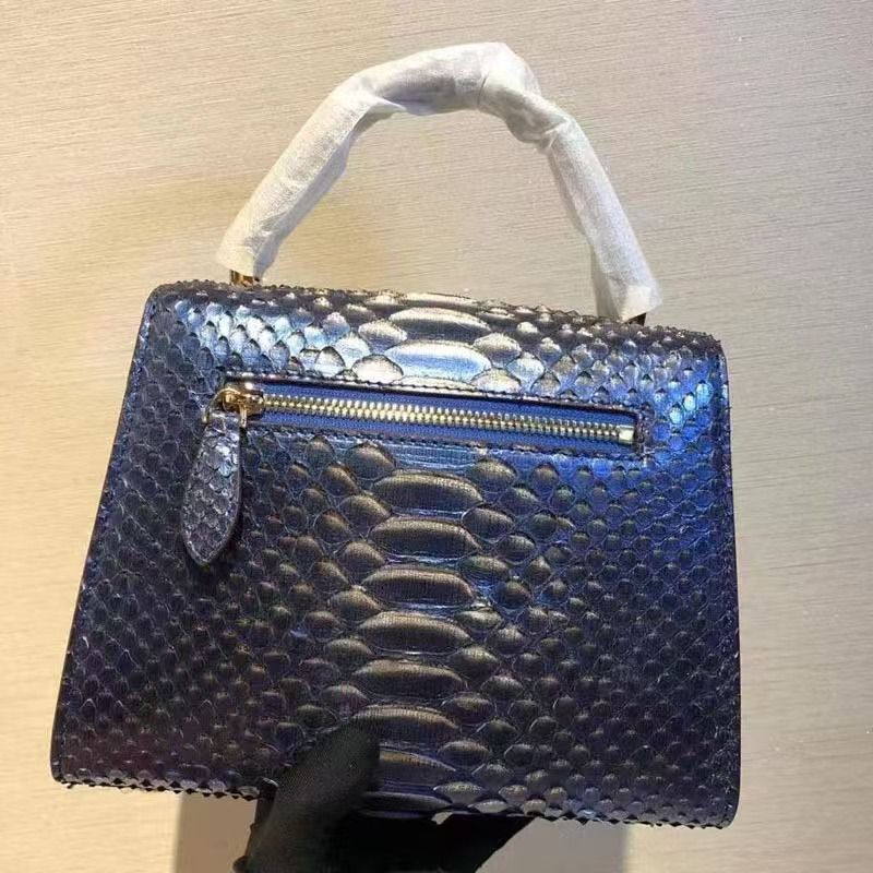 Women's snake Leather Handbag-alt12