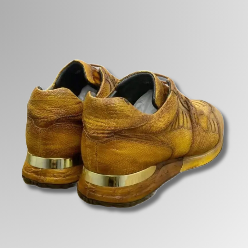 Ostrich Foot Skin Vintage Sneakers-alt14