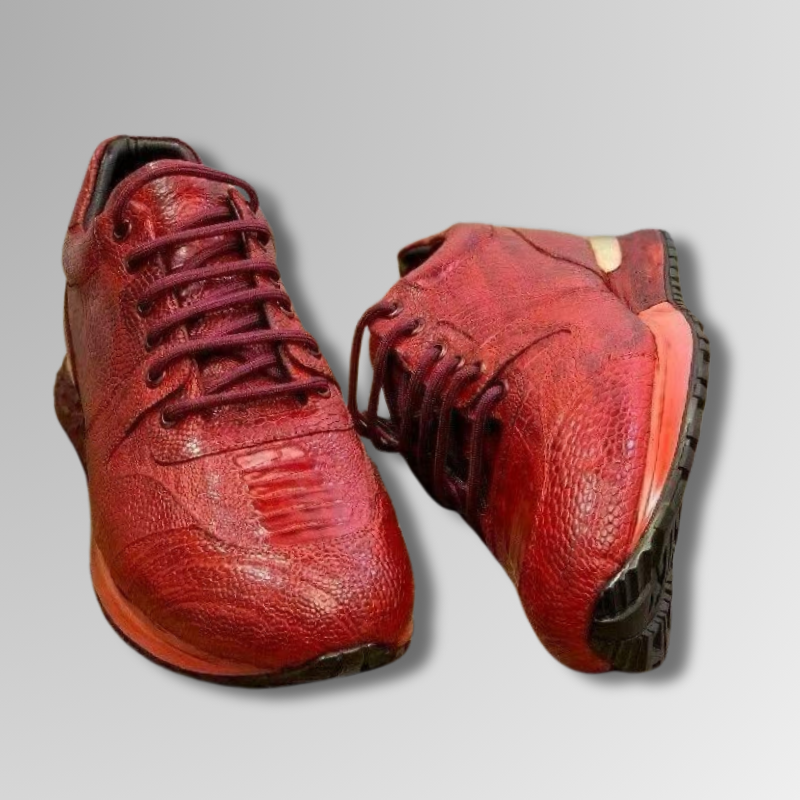 Ostrich Foot Skin Vintage Sneakers-alt16