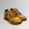 Ostrich Foot Skin Vintage Sneakers