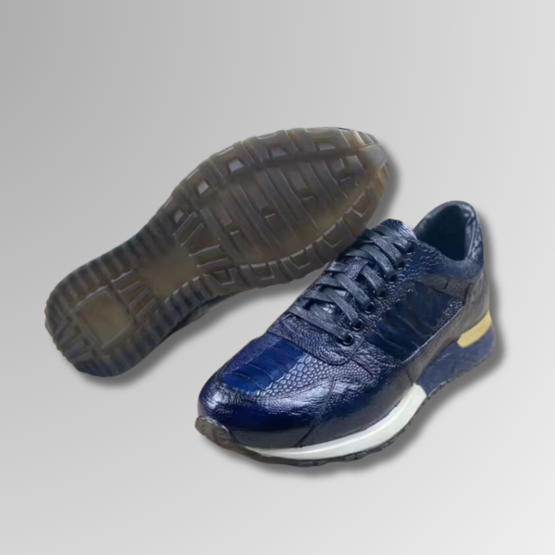 Ostrich Foot Skin Vintage Sneakers-alt24