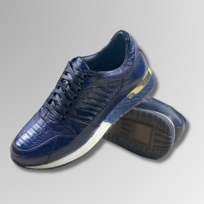 Ostrich Foot Skin Vintage Sneakers-alt25