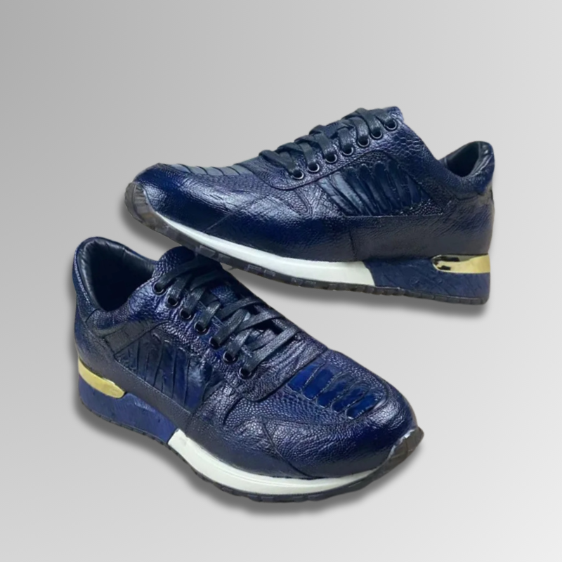 Ostrich Foot Skin Vintage Sneakers-alt26