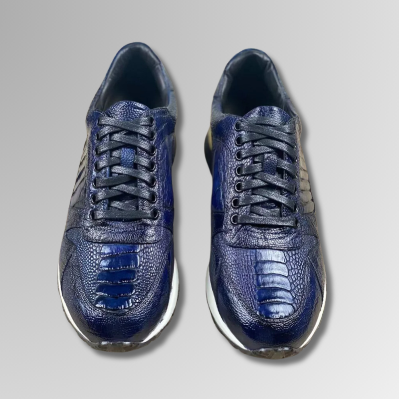 Ostrich Foot Skin Vintage Sneakers-alt27