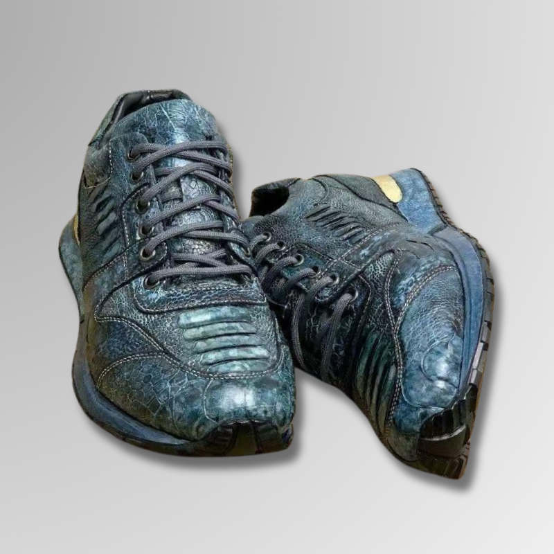 Ostrich Foot Skin Vintage Sneakers-alt7