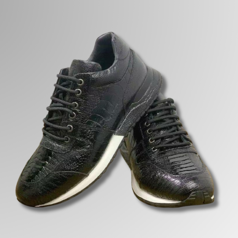 Ostrich Foot Skin Vintage Sneakers-alt10