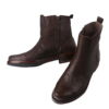 Ostrich Skin Ankle Boots