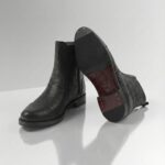 Ostrich Skin Ankle Boots-alt3