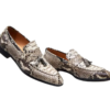 Snake Skin Loafers With Tassels