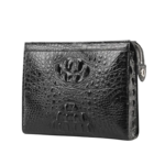 black crocodile skin wallet