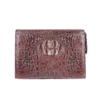 brown crocodile skin wallet