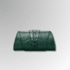 Crocodile Skin Oversized Clutch Bag