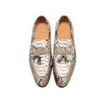 Snake Skin Loafers With Tassels