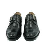 Classic Snake Skin Shoes With Buckle Strap-alt2