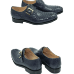 Classic Snake Skin Shoes With Buckle Strap-alt11
