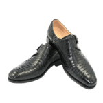 Classic Snake Skin Shoes With Buckle Strap-alt3