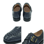 Classic Snake Skin Shoes With Buckle Strap-alt8