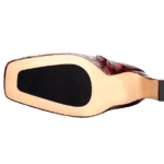 crocodile belly skin boots for women