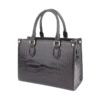 crocodile belly skin handbag