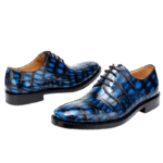 Crocodile skin Lace-up Shoes-alt6