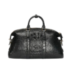 genuine crocodile skin duffel