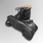 Crocodile Skin Lace-Up Boots-alt13