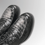 Crocodile Skin Lace-Up Boots-alt10