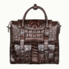 genuine crocodile skin laptop bag