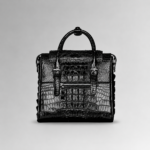 crocodile skin laptop bag