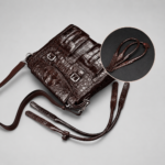 crocodile skin laptop bag